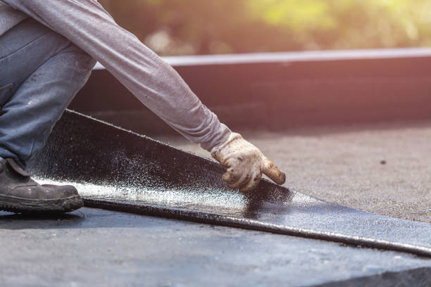 Professional Crawl Space Encapsulation technician working in Holbrook, NY